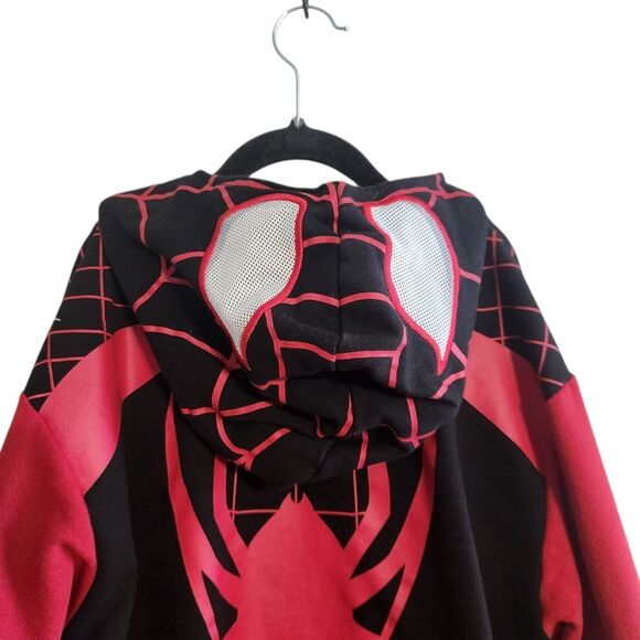 Marvel Spiderman Graphic Sweatshirt Hoodie Kids Superhero 10/12 Costume - Picture 3 of 6